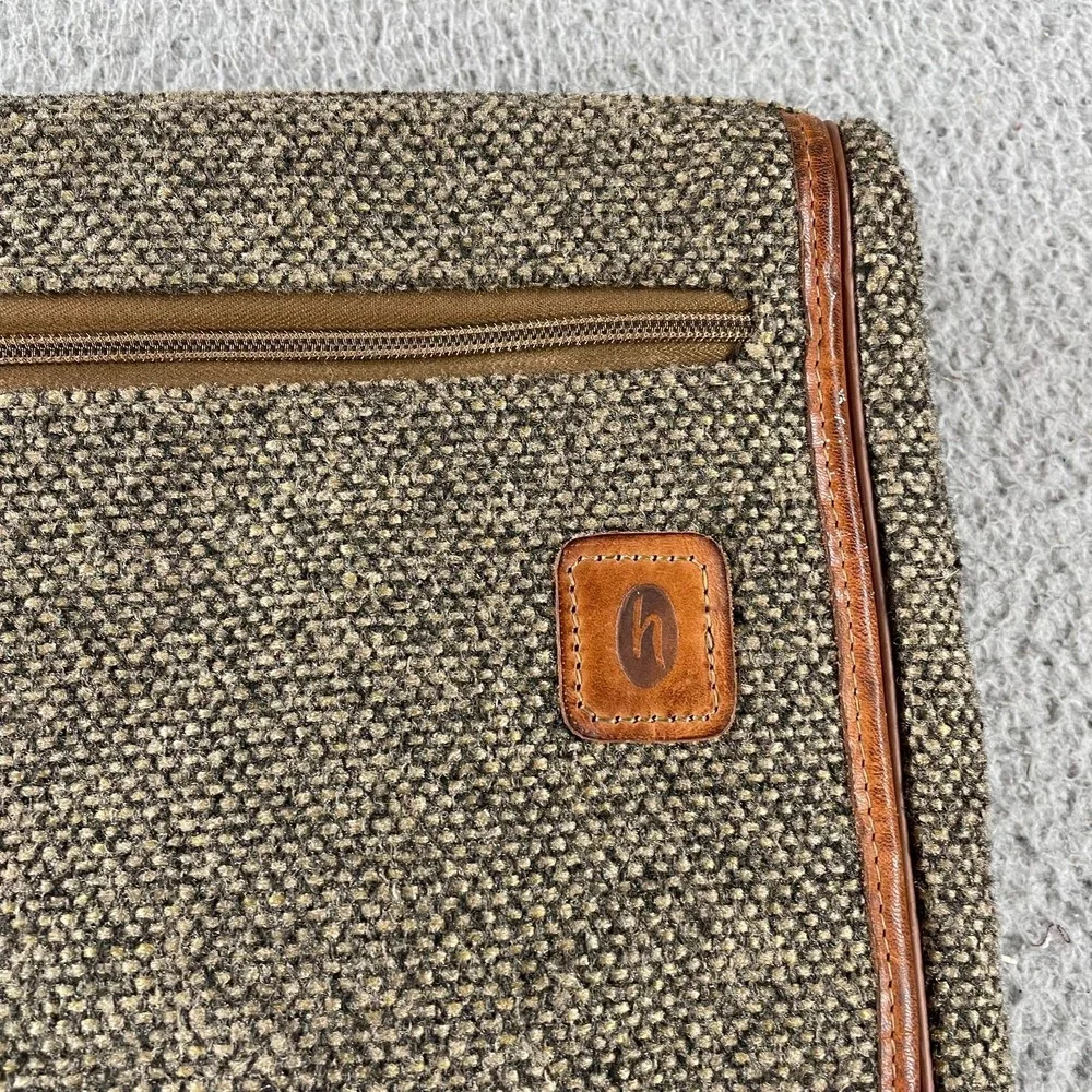 Vintage Hartmann Tweed Wool Garment Bag Bi-Fold Travel‎ Luggage Folding 23